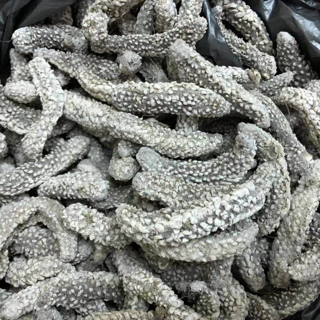 海参深海印尼刺王白刺参刺参刺黄参约90头淡干海参