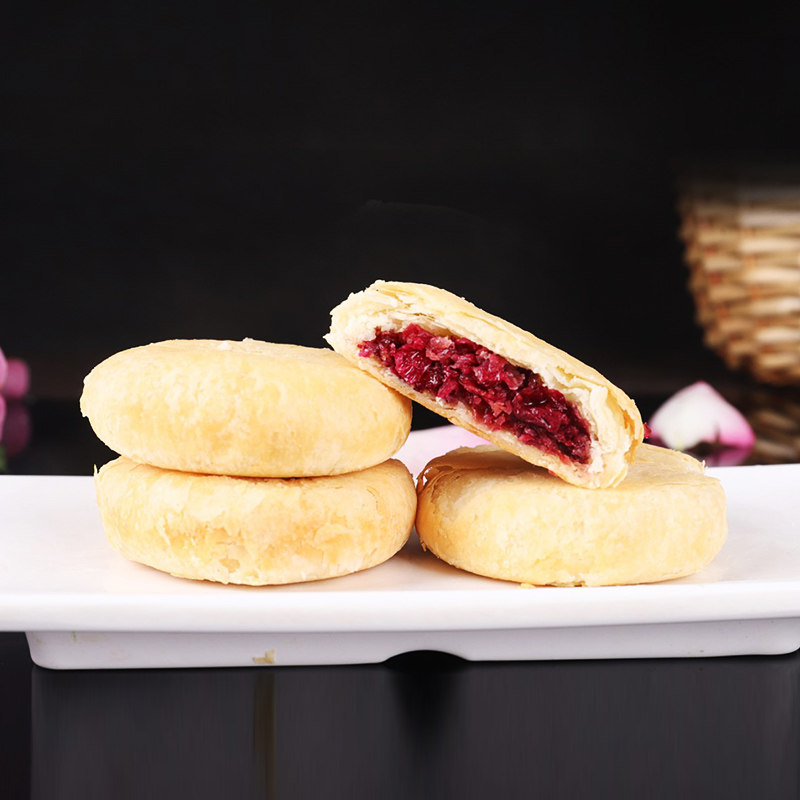 奥昆速冻玫瑰鲜花半成品云南风味糕点小包混酥其他烘焙半成品