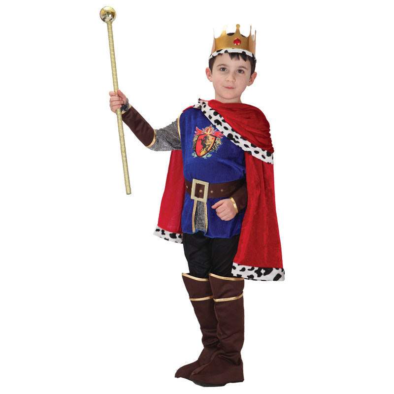 服装万圣节国王儿童童男帅气小国王演出演出服cosplay服饰