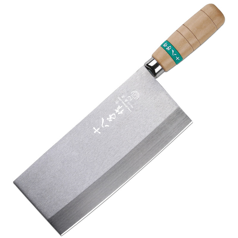 十八子作菜刀厨师专用切肉刀锋利家用手工锻打桑刀分菜刀