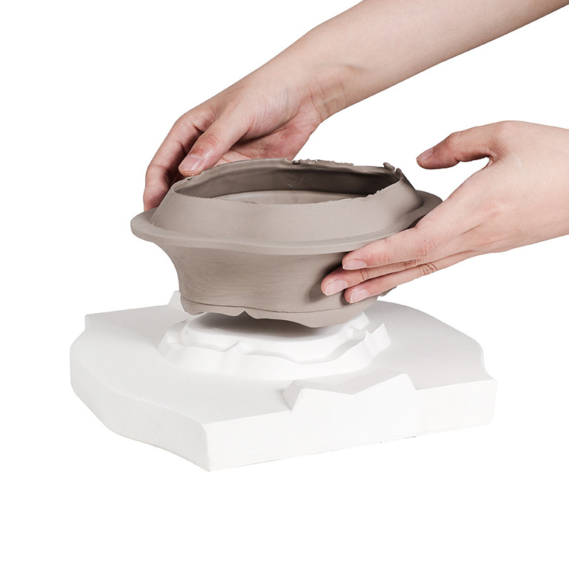 景观宝月花盆陶艺陶瓷石膏注浆模具定制日式模型制作工具