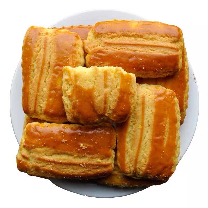 哈尔滨特产凯奇光头蛋饼大饼饼干清真无添加老式传统中式糕点