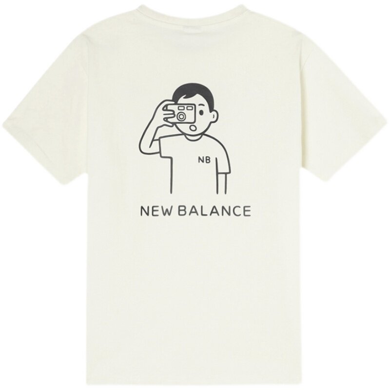 newbalancenb联名noritake小人人头男女中性纯棉运动t恤
