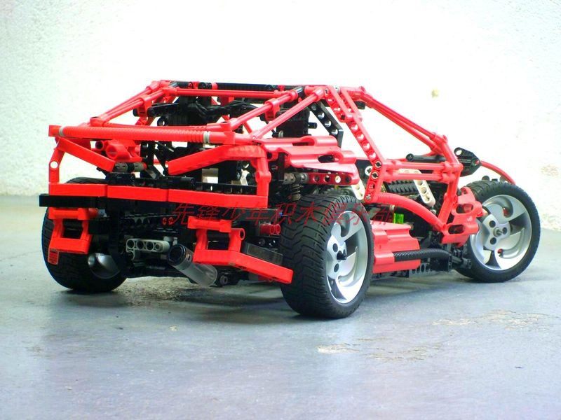 lego乐高lego8448鸥翼敞篷跑车5种模式1999年建构