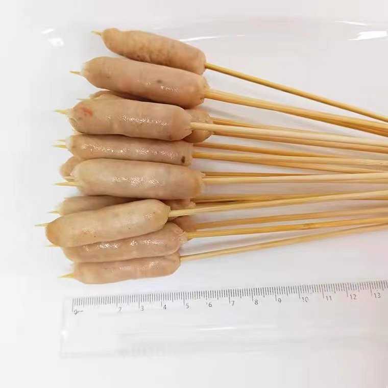 葱爆小香香肠小串100根火锅涮锅麻辣烫小吃烧烤香肠