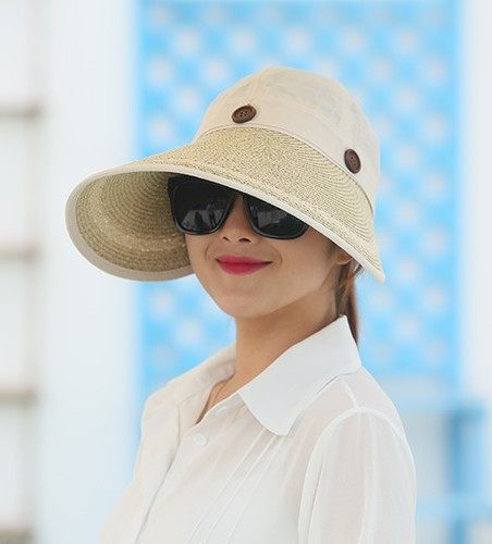 牛仔牛仔帽帽子防紫外线骑车遮阳帽女夏大檐韩版户外帽子