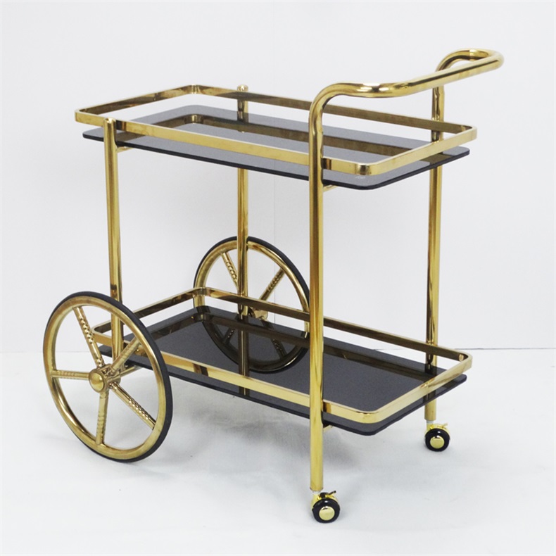 餐厅酒店餐车商用移动不锈钢4s点心手推车ktv餐车