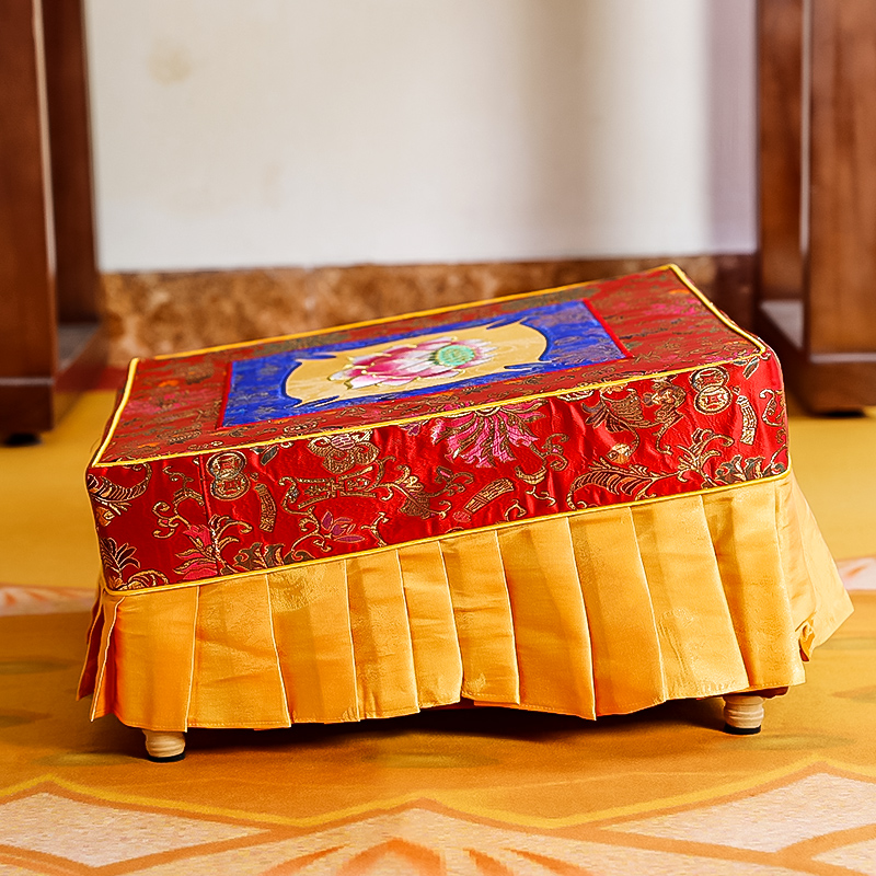 拜佛跪垫拜垫家用室内礼佛磕头寺院方形莲花蒲团