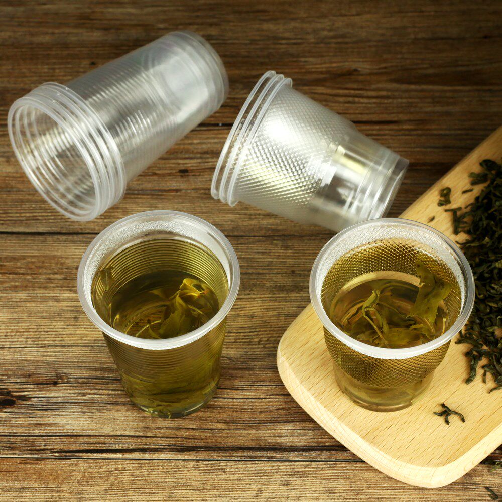 一次性杯子批发整箱加厚透明水杯塑料杯1000只装航空家庭办公清仓