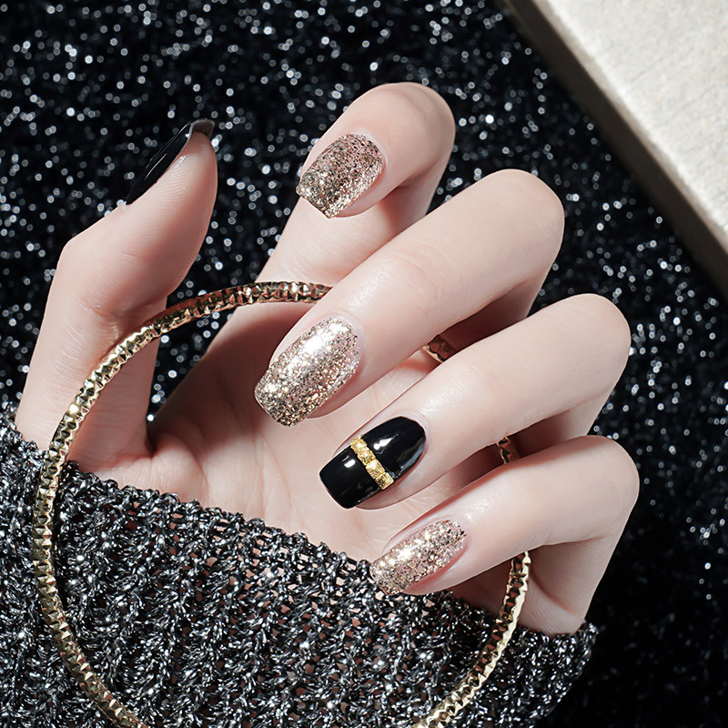 kellykessa/凯莉凯莎香槟金色玫瑰金美甲指甲油胶芭比胶2019新品