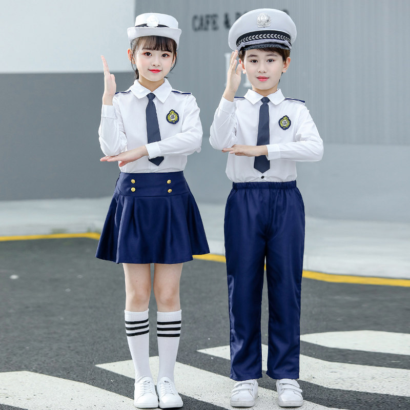 儿童演出服中小学生大合唱服装校服诗歌朗诵幼儿海军儿童演出服