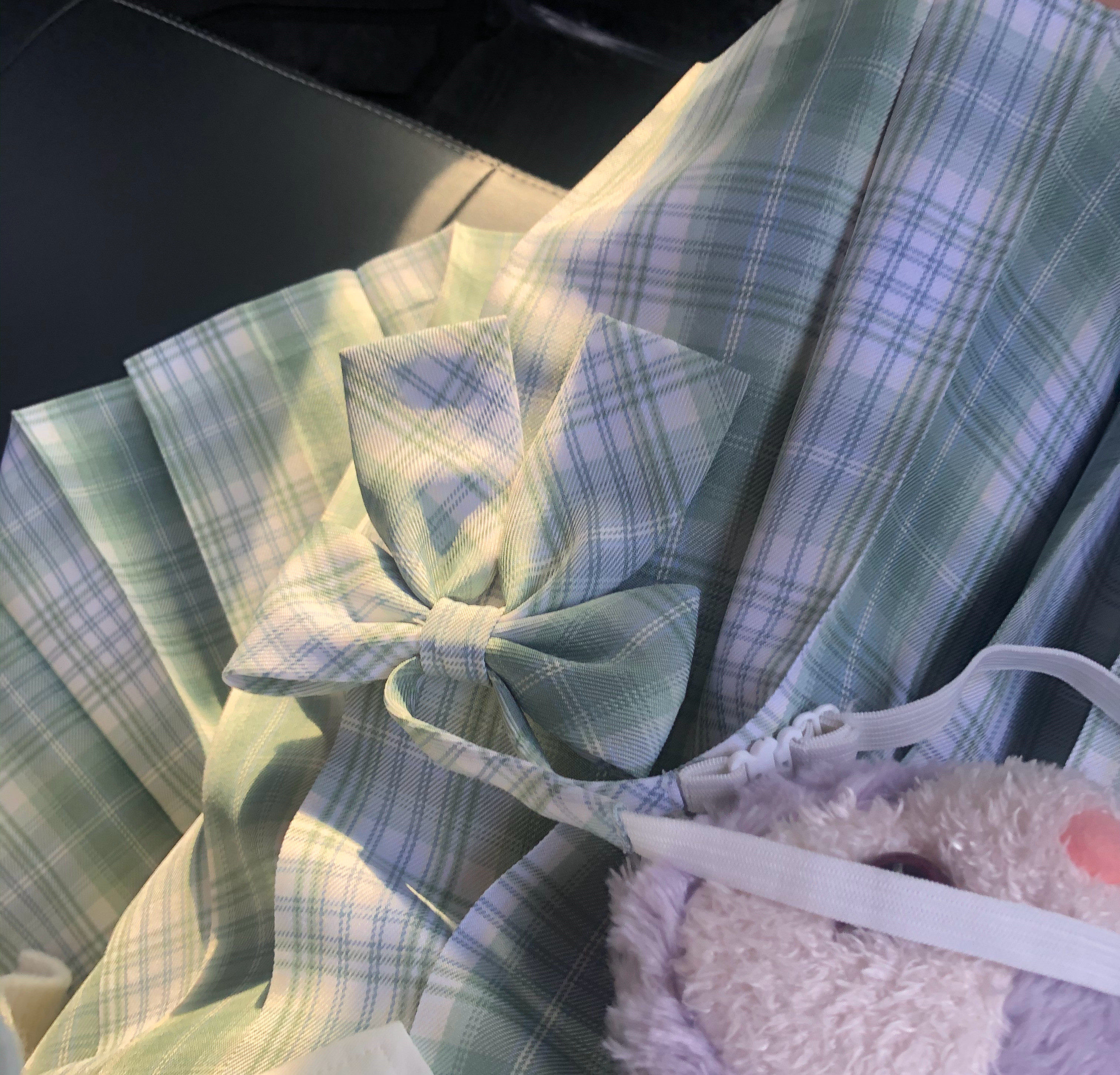 雪松兔缝缝jk温柔一刀日系jk制服百褶格裙正版学院学生半身裙女夏