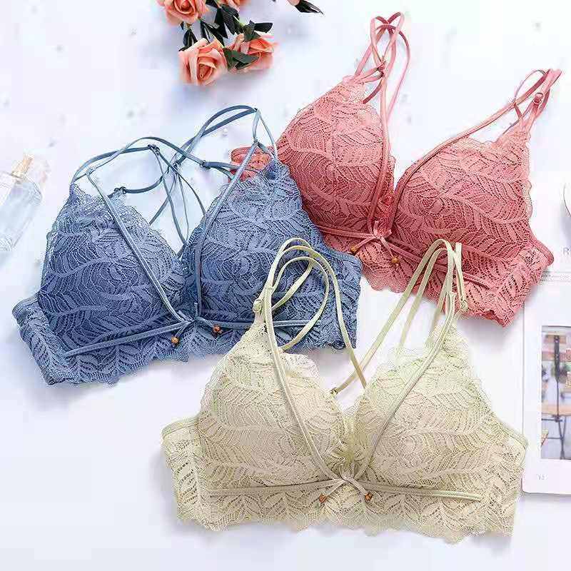 小胸交叉胸罩文胸罩整型调整露背性感平胸女性文胸