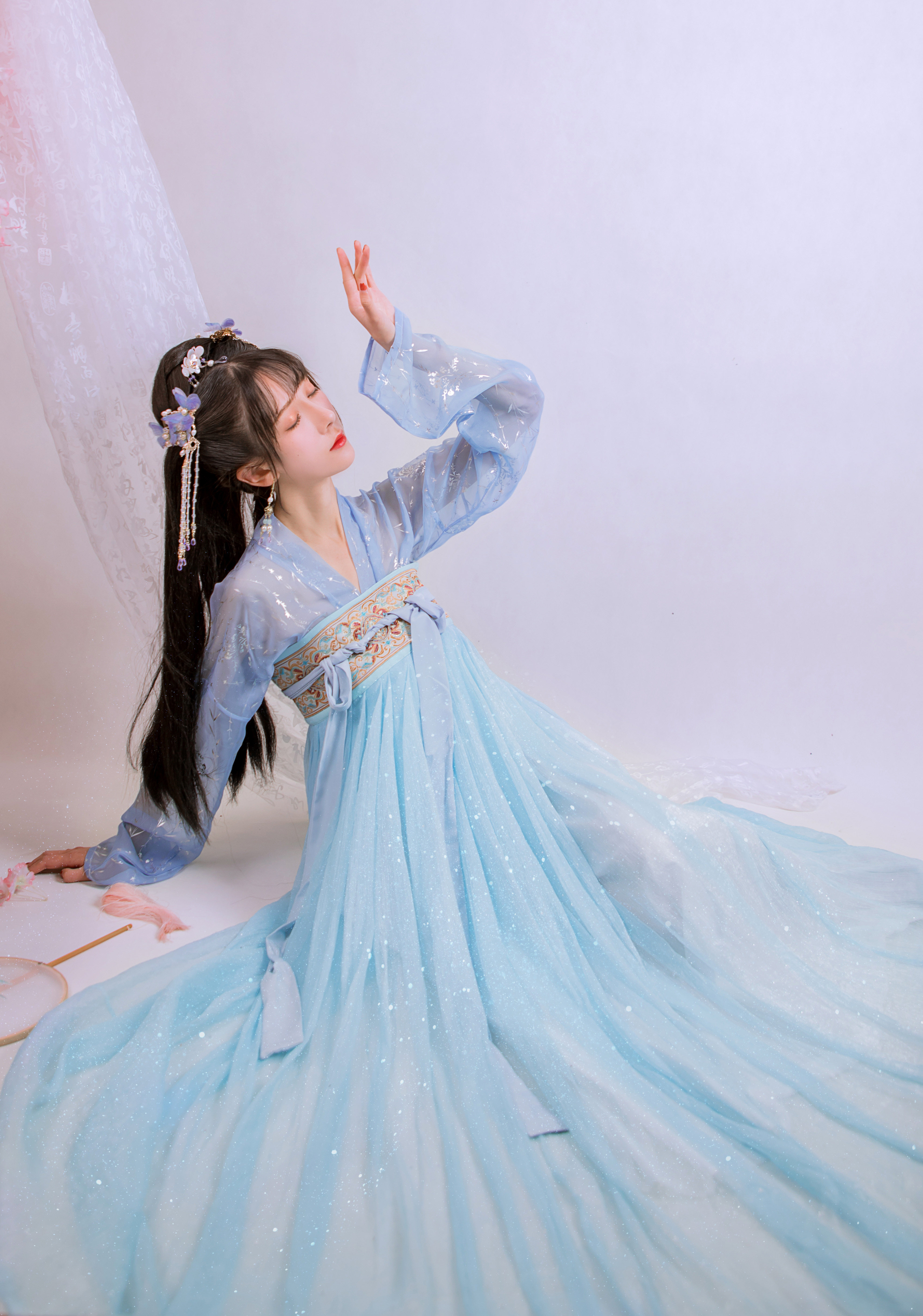 【醉美人】汉韵阁芙蓉新款汉服女齐胸襦裙仙对襟烫金日常清新淡雅