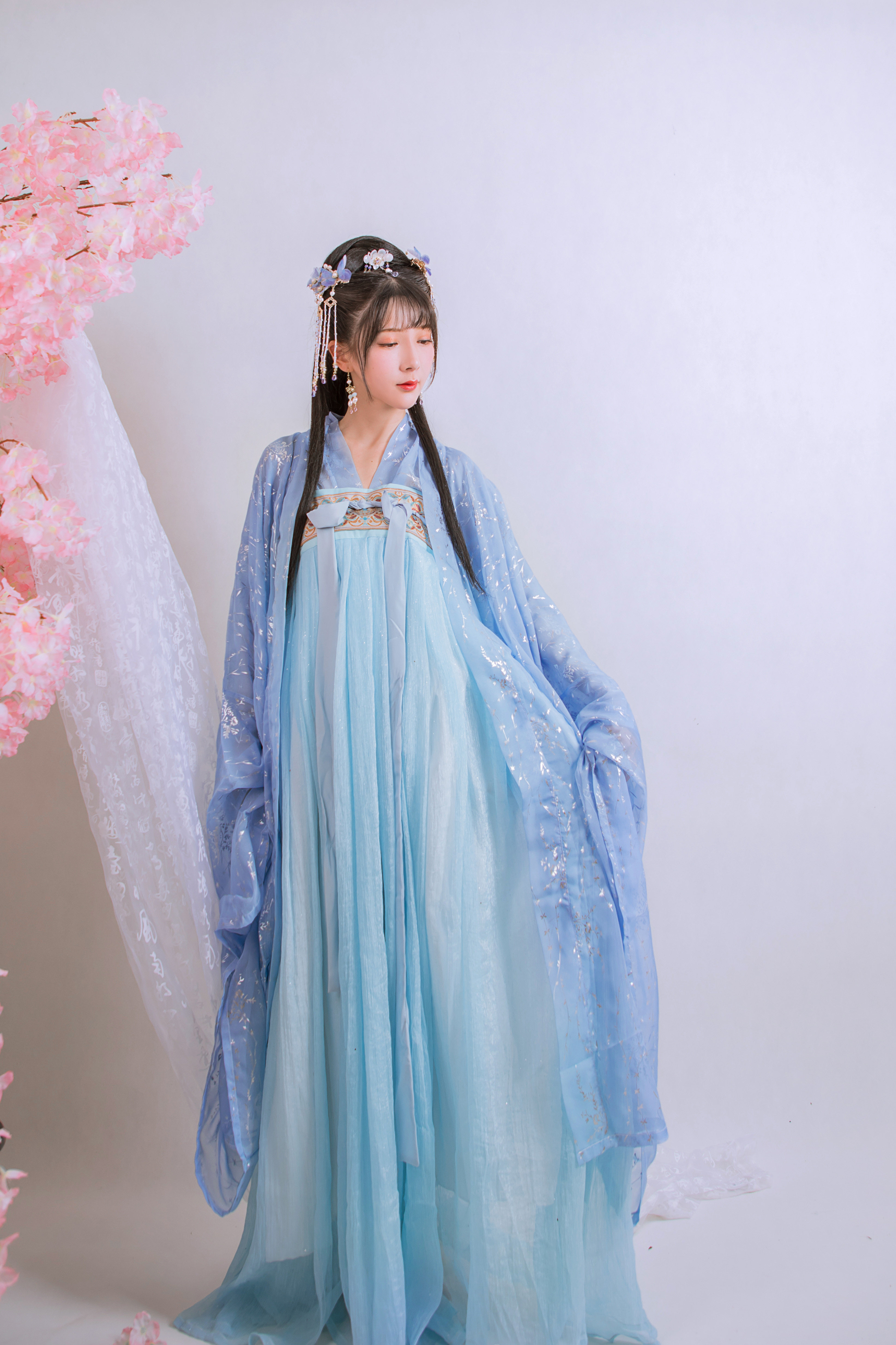 【醉美人】汉韵阁芙蓉新款汉服女齐胸襦裙仙对襟烫金日常清新淡雅