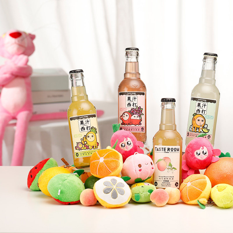 tasteroom橙花蜜桃凤梨百香果荔枝接骨木果果酒245ml啤酒