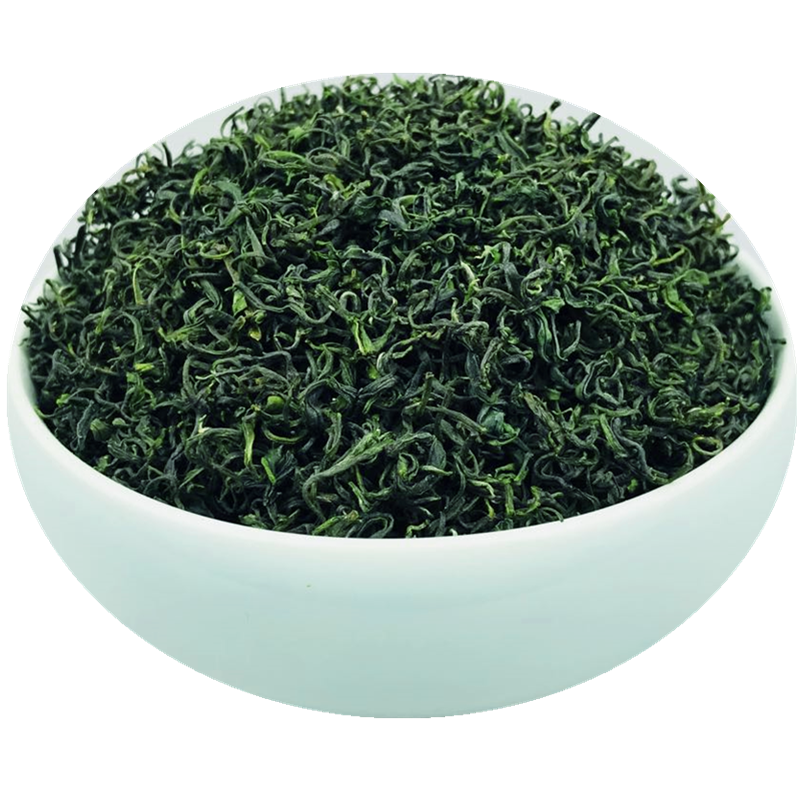 正宗崂山绿茶2023新茶春茶特级豌豆香型袋装250g高山炒青茶叶青岛-mc