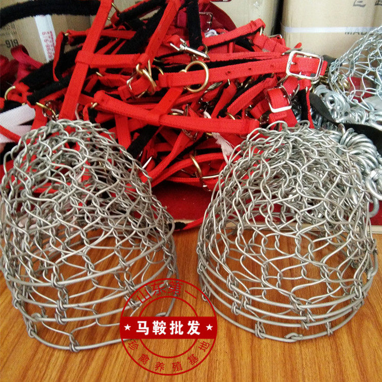马嘴包邮套马笼头马龙头龙头防咬套马具实惠马笼嘴口衔铁