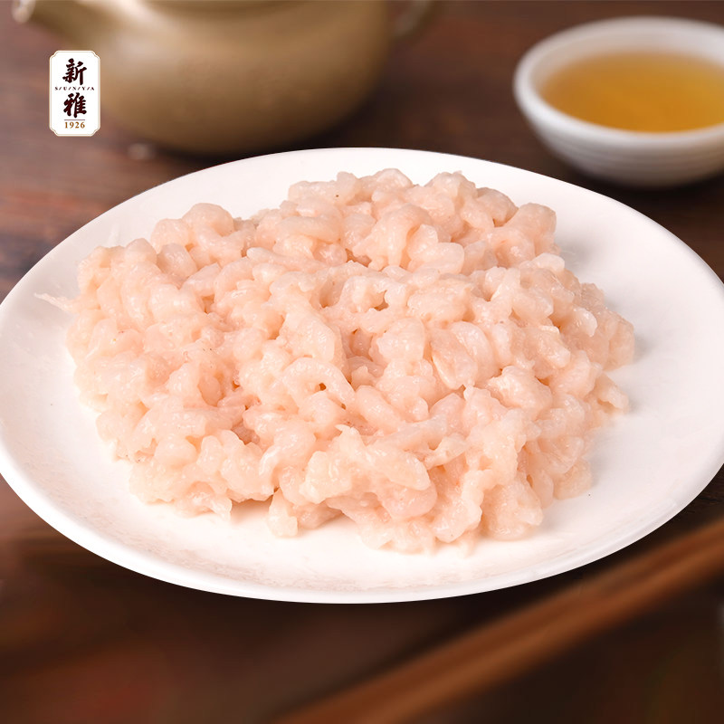 上海新雅大厨小虾虾仁海鲜河半成品速冻冷冻私房虾仁