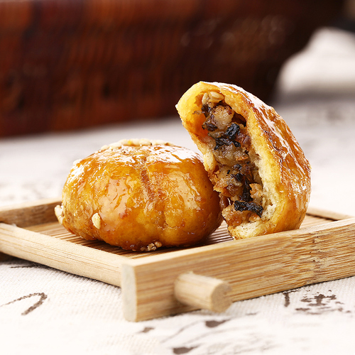 德辉红糖酥饼金华酥饼网红梅干扣菜肉小酥饼传统糕点特产小吃零食