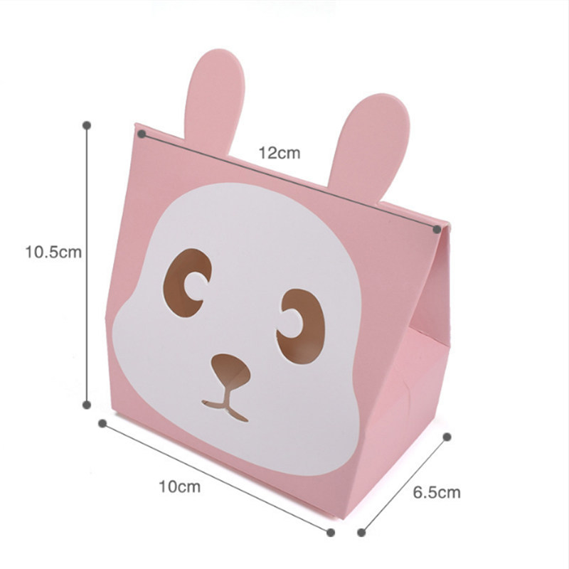 创意卡通动物点心糖果包装盒少女食盒点心包装盒