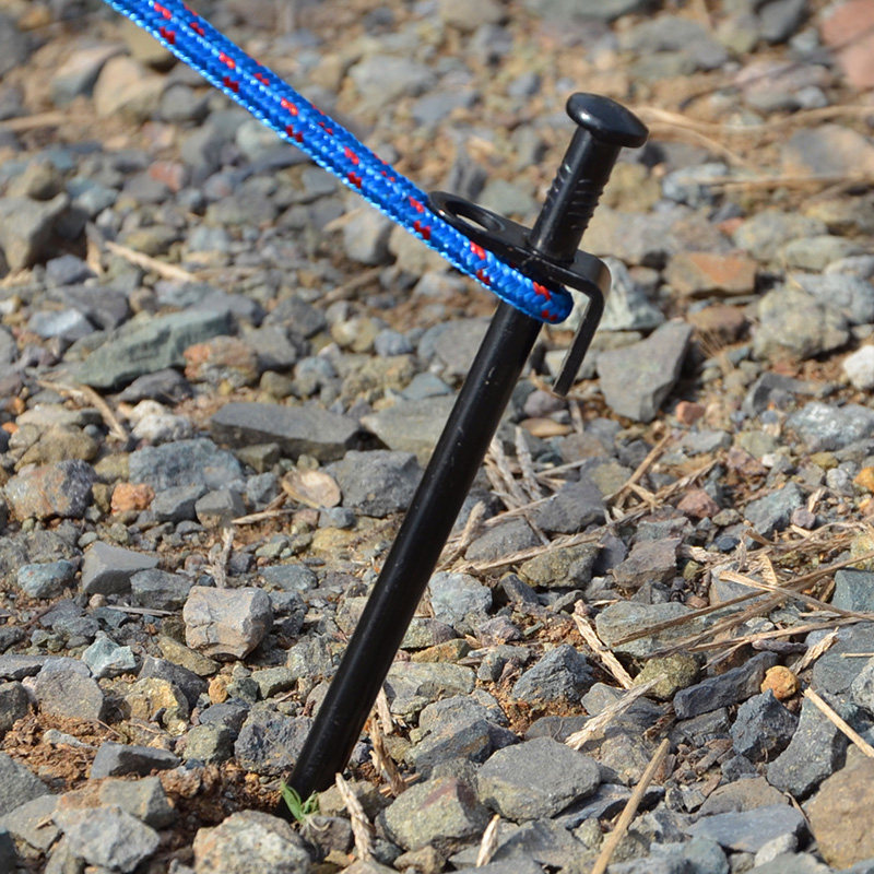 户外野营加粗钢铁地钉天幕登山沙滩防风地丁雪地钢钉营钉帐篷配件