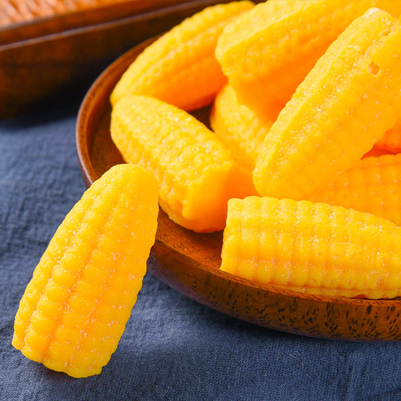 玉米糖软糖水果味混合橡皮糖糖果结婚用的喜糖传统糖果