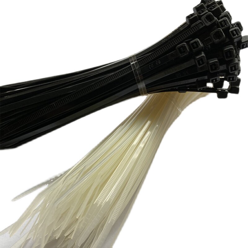 扎带长虹塑料自锁尼龙黑白束线电线捆扎固定电线扎带