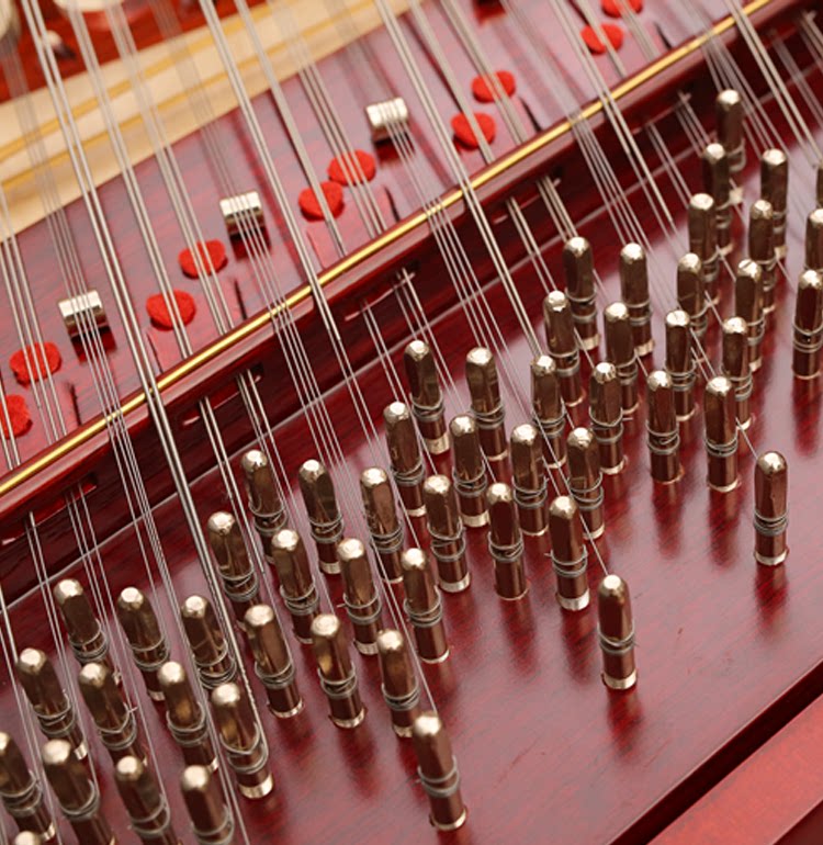 耀森红木国色牡丹扬琴民族弹拨乐器演奏初学扬琴