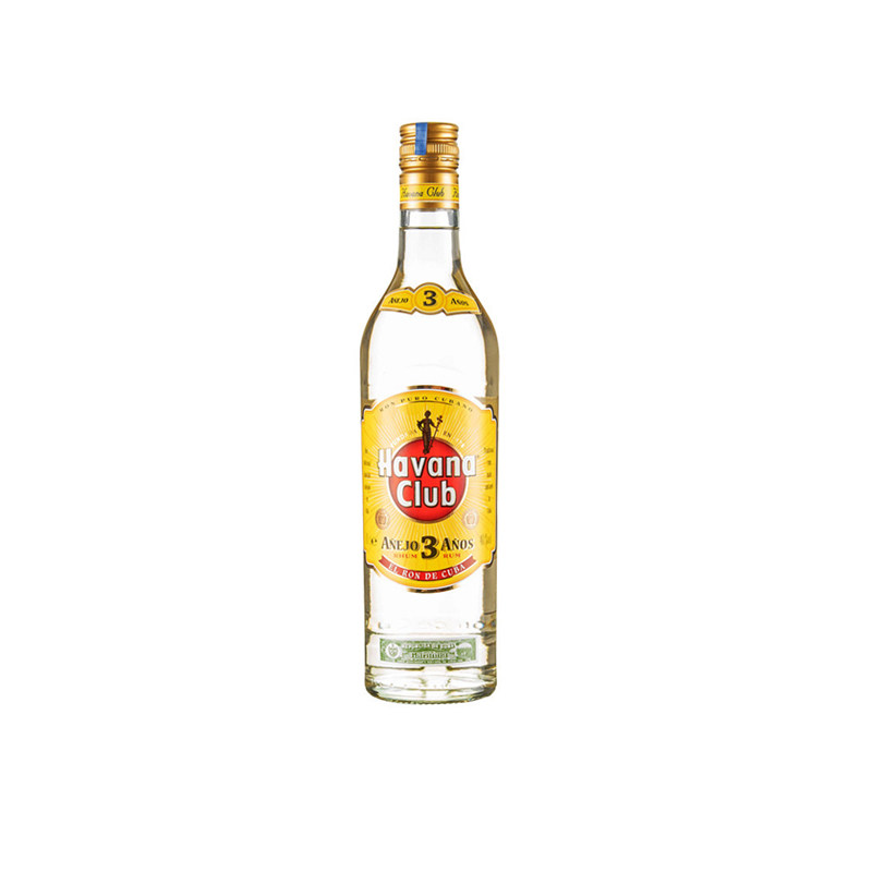 3年哈瓦纳瓦纳俱乐部朗姆700ml哈瓦那陈酿havanaclub朗姆酒