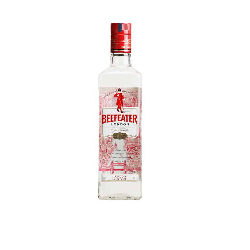 英国进口必富达金酒beefeater必发达干金毡酒将军金杜松子酒