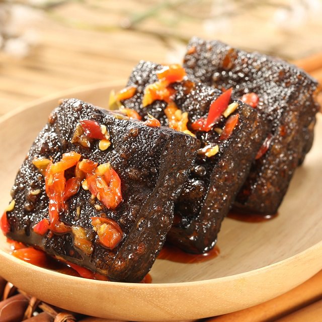 味知爽臭豆腐湖南长沙特产零食小吃黑色油炸干子麻辣香辣经典500g