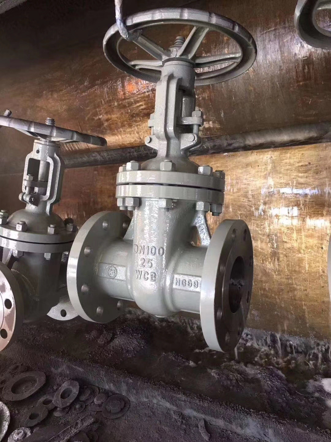 明杆法兰闸阀z41h16c25c手动铸钢闸板碳钢导热闸阀