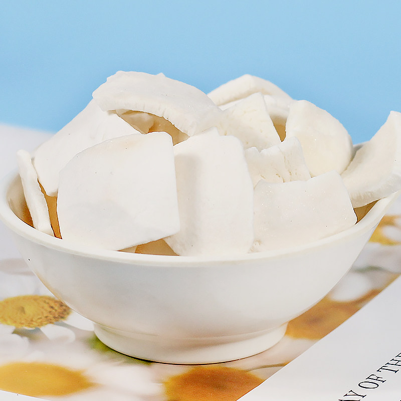 冻干椰子片脆片厚椰片脆烤椰块粒肉干椰角碎非无糖椰子片