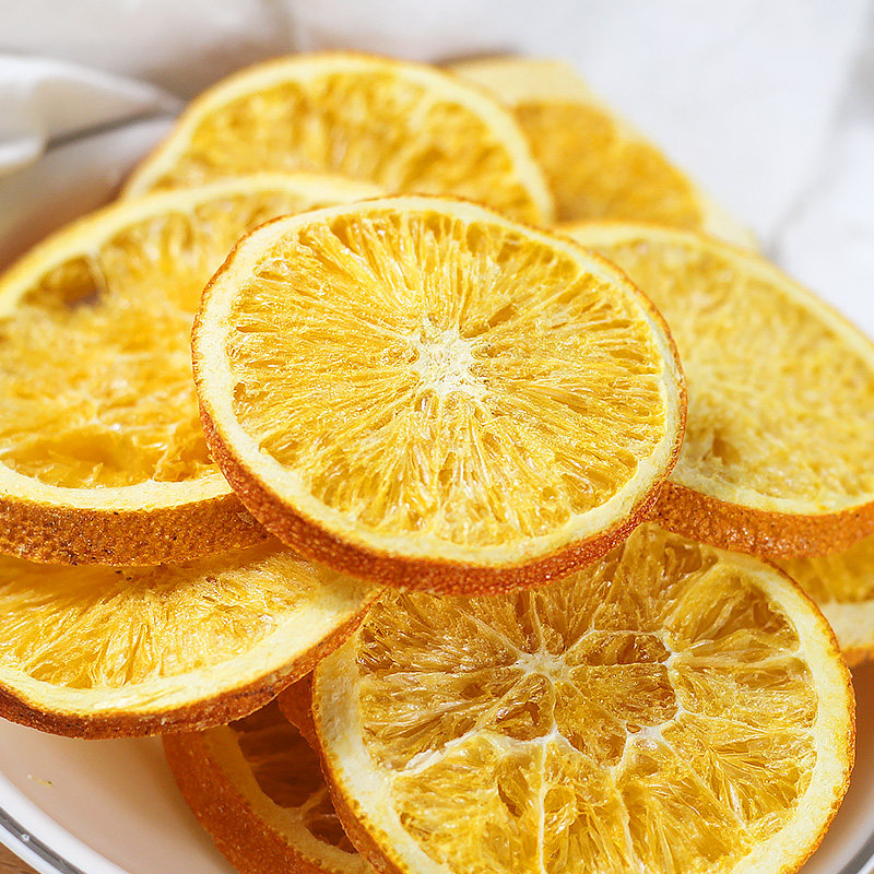 果茶冻干橙子片水香橙柠檬片橙干片橙片泡水冻干水果