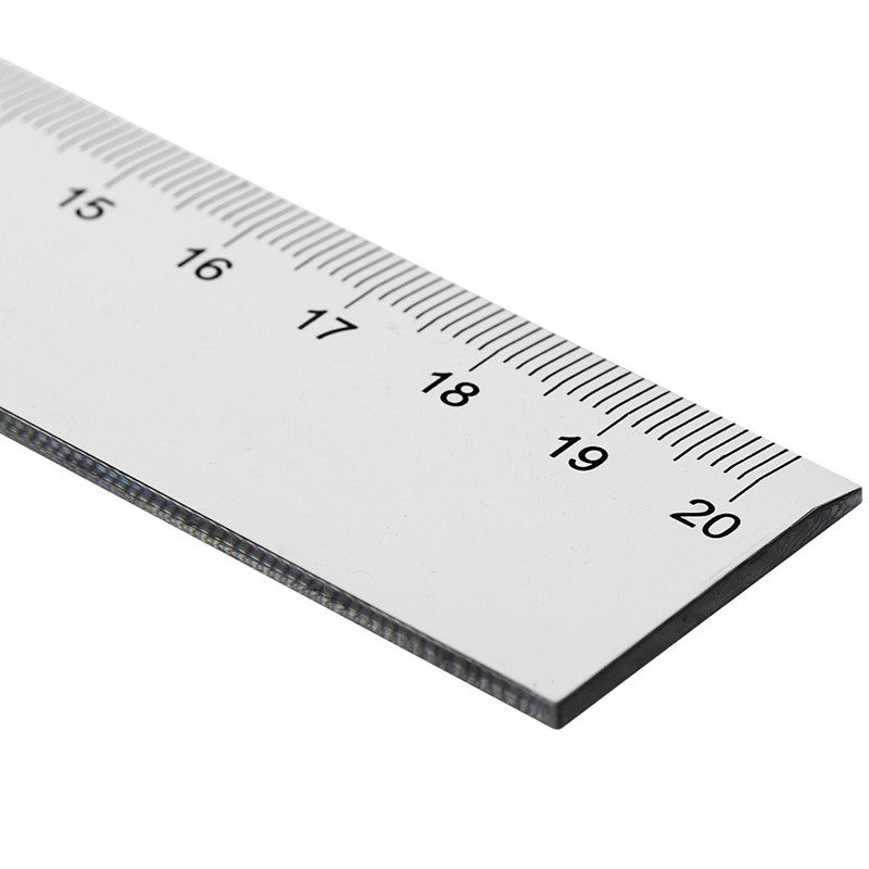 得力20cm厘米塑料直尺6220尺子小学生文具绘图各类尺
