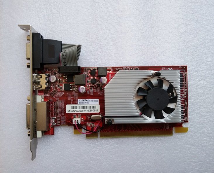 acer原装hd73501gd3显卡hdmi半高高小机箱显卡