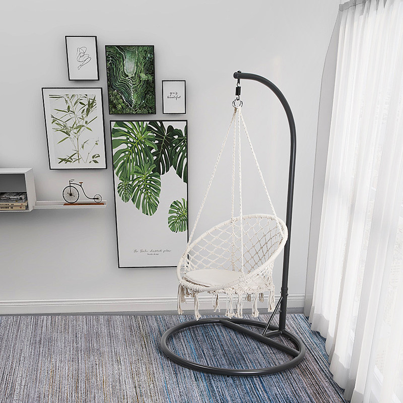 ins吊椅卧室少女心房房间流苏摇椅北欧室内吊篮