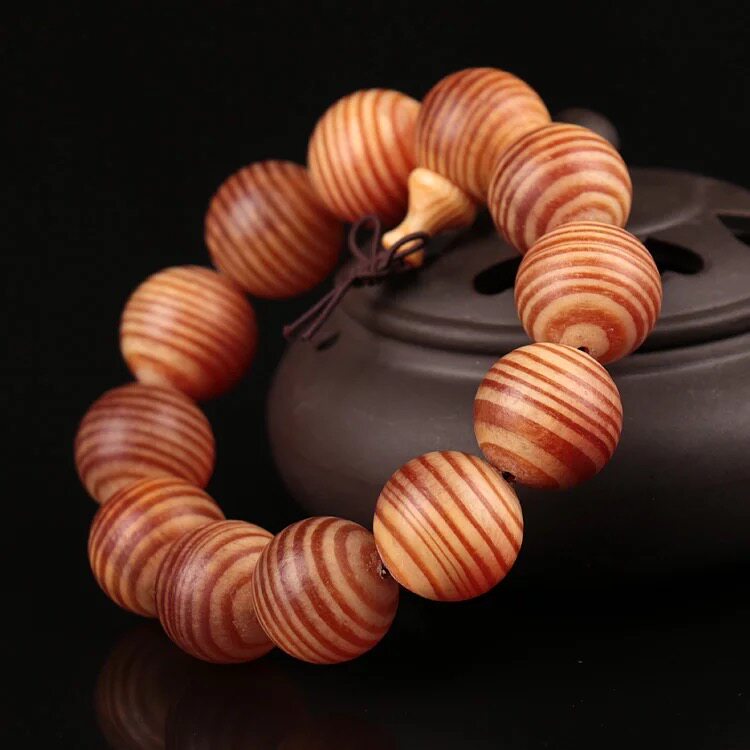 木木印尼帝王血龙木手串20cm透光老料佛珠手链手串