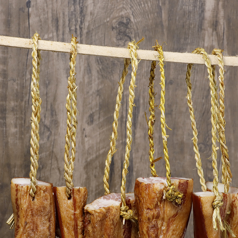 手工编制糯稻稻草芯挂绳绑绳熏腊肉火腿吊绳绳子