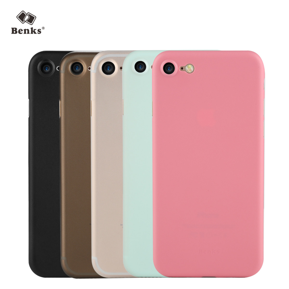 benks适用苹果iphone7磨砂手机机壳超薄7plus防摔手机保护套