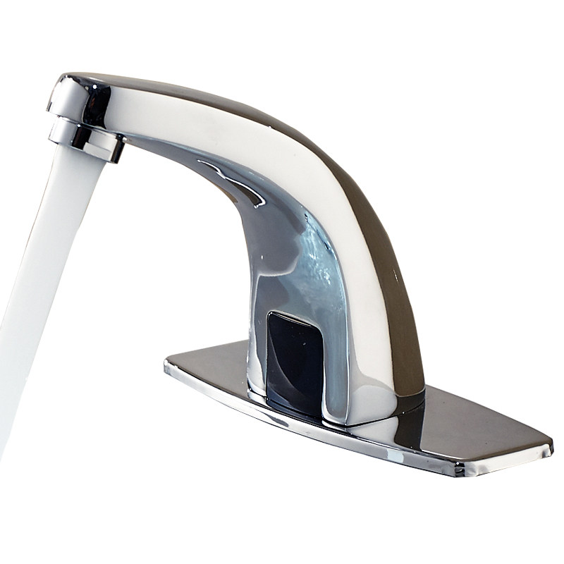 感应九牧洗手医用冷热单冷热全铜公共红外线全自动感应龙头