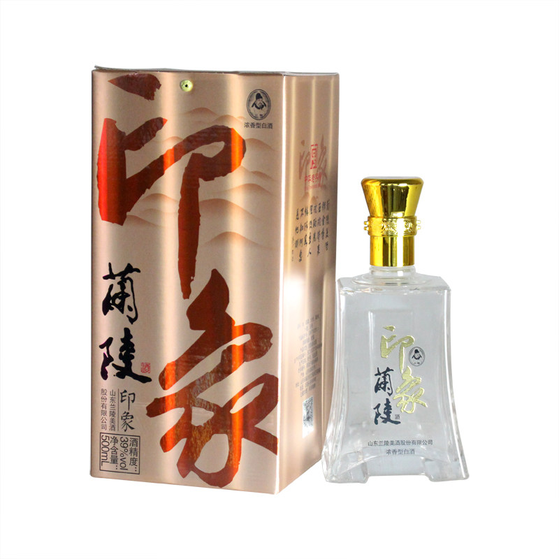 兰陵39度印象500ml6瓶美酒粮食酒浓香型白酒其他酒类