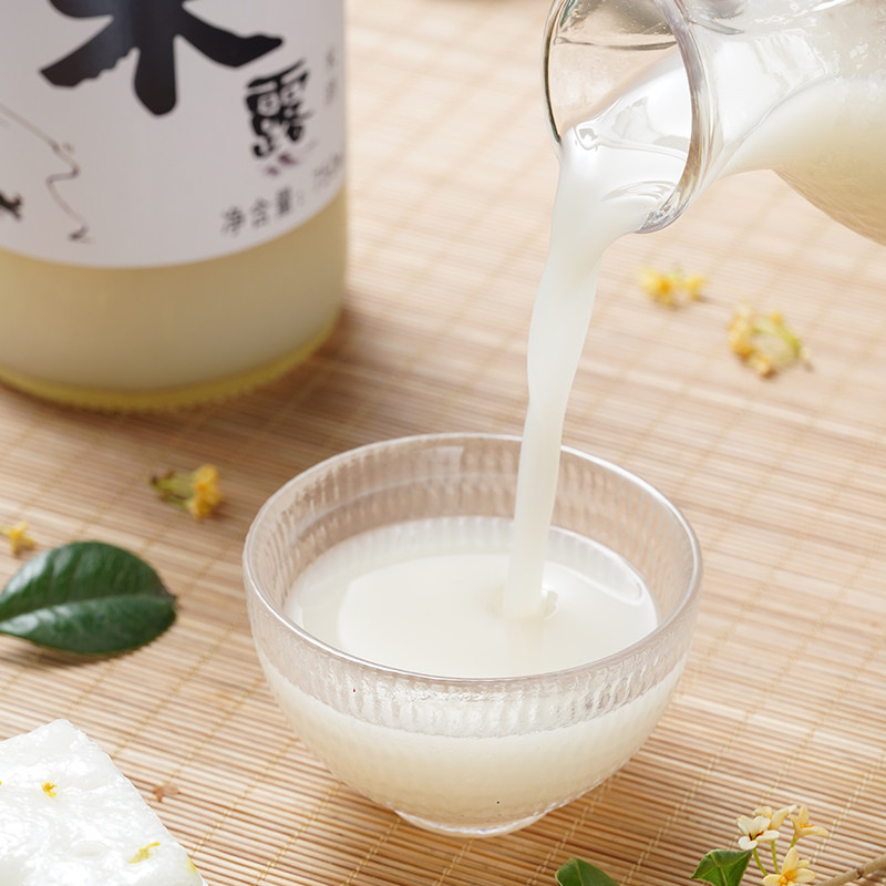 苏州桥米酒甜酒酿糯米酒桂花米露醪糟桂花米酒米酿饮料饮品米酒汁_省