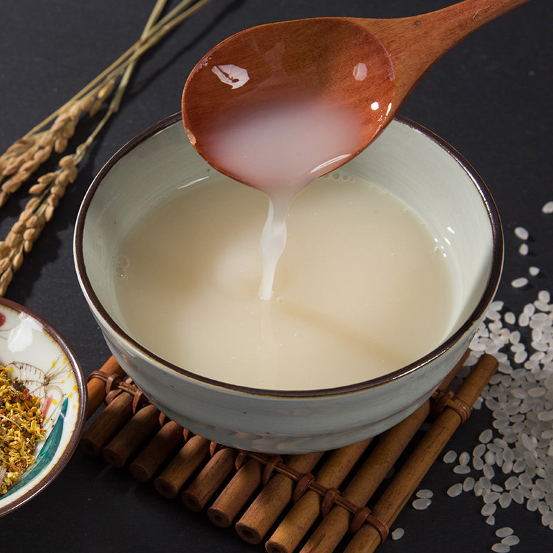 苏州桥米酒桂花米露酒酿糯米酒甜酒米酒酿甜米酒饮料米酿375ml6瓶