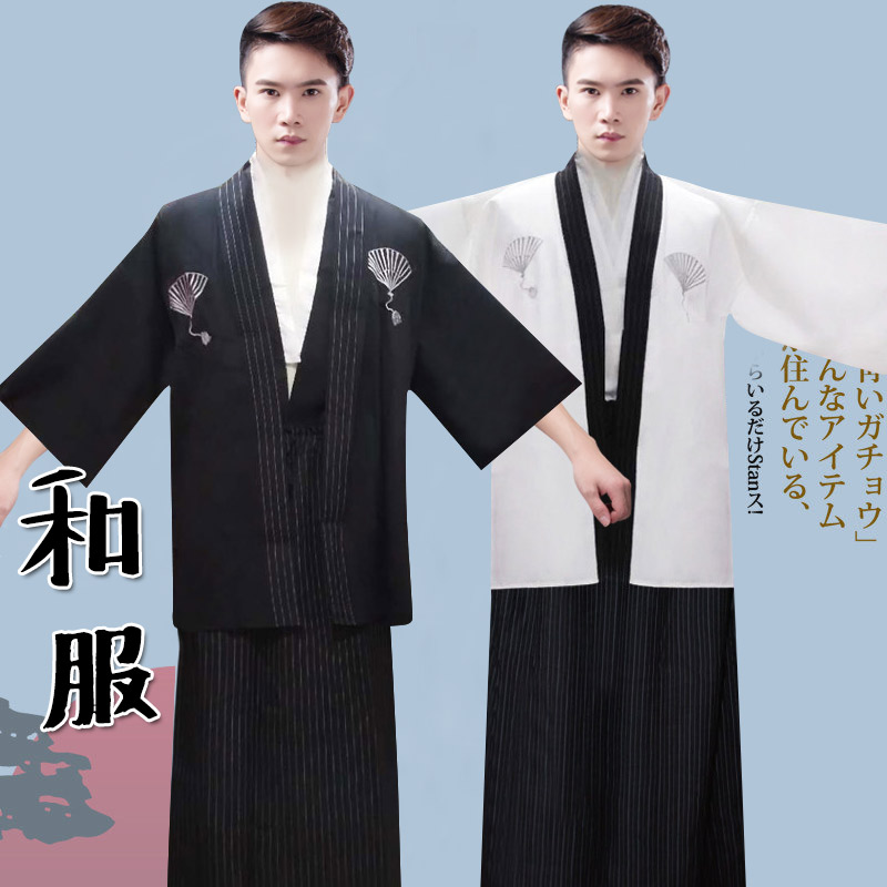 武士日本和服男正传统家居cosplay拍照剧本推理民族服装