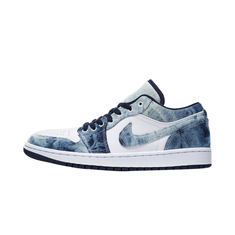 air jordan 1 low aj1 牛仔布水洗丹宁 男子低帮篮球鞋cz8455-100