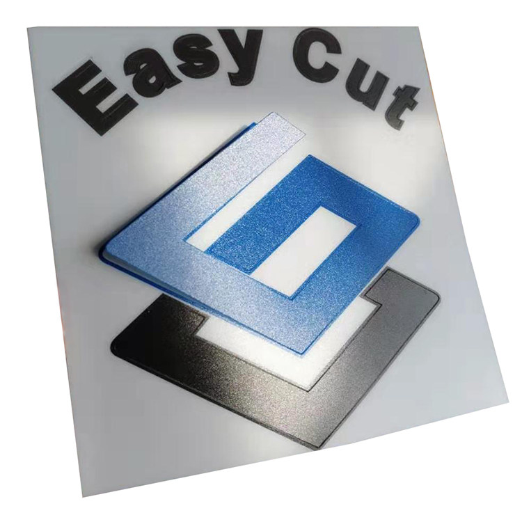 磨砂pvc塑片不干胶标签贴纸机器面贴3m胶logo二维码警示标签定制