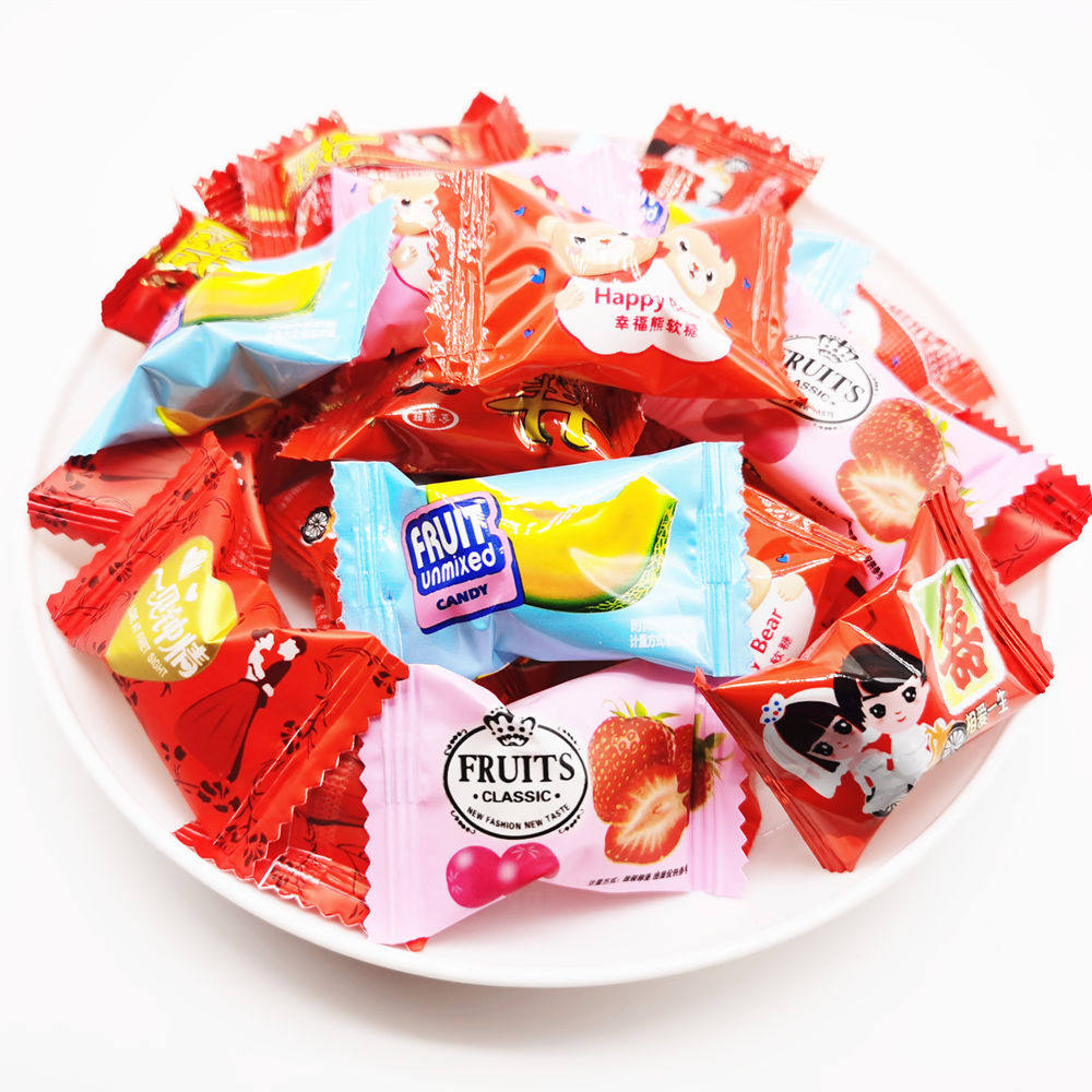 5斤红色结婚喜糖婚庆婚礼糖果散装混合合口味糖果