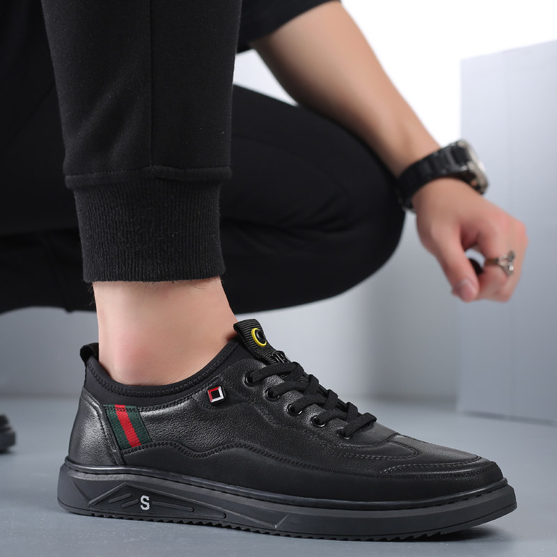 杰亚鞋服尊皇鲨鱼男鞋juveniashark品牌轻奢增高休闲休闲板鞋